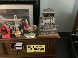Bodo Hennig Dollhouse Miniature Cash Register Rare And Htf Tlc 1/12