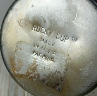 Vintage Camping Backpacking Rocky Cup Sierra Cup Increments Stainless Steel Rare