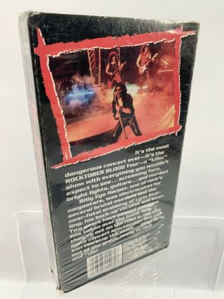 Rocktober Blood VHS Rare Horror Vestron Video 80 ' s Slasher Metal 1984 3