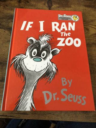 If The Zoo,  I Ran Rare Discontinued Dr.  Seuss Book