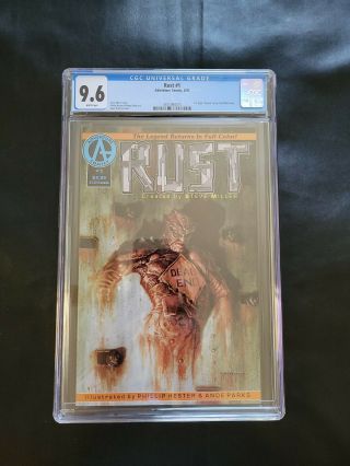Rust 1 Limited Edition Cgc 9.  6 First Spawn Ad.  Rare Only 10,  000 Printed
