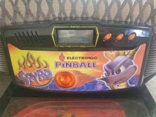 Rare 2001 Spyro The Dragon Electronic Pinball Machine 2