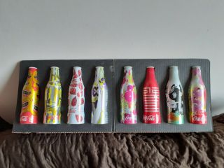 Very Rare Coca Cola Aluminium Bottles Set We8