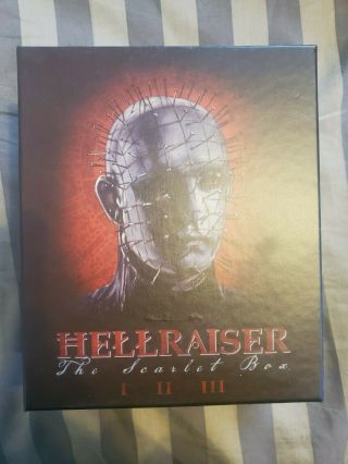 Hellraiser Scarlet Box Set Blu Ray Rare Oop Arrow Region A