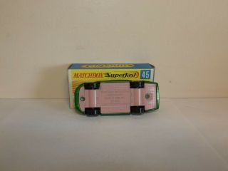 Matchbox Early S/f No.  45 - A Ford Group 6 Met.  Green 