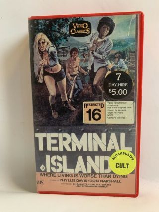 Terminal Island Rare Australian Nz Vhs Video Cult 70s Womens Prison Grindhouse