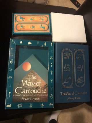 The Way Of Cartouche Tarot Oracle 1985 Extremely Rare Murry Hope Complete