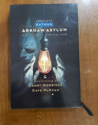 Absolute Batman Arkham Asylum Hc Hardcover Graphic Novel Slipcase Oop Htf Rare