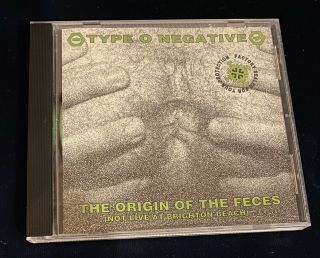 The Origin Of The Feces By Type O Negative (cd,  Road Racer) Cover - Rare
