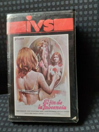 El Fin De La Inocencia Spanish Vhs Rare Jose Ramon Larraz Erotic