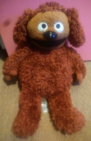 Very Rare Disney Store Stamped The Muppets Plush Rowlf