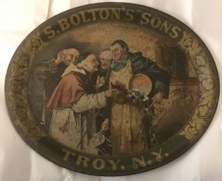 S.  Bolton’s Sons Troy Ny Brewery Beer Tray 1910’s Rare