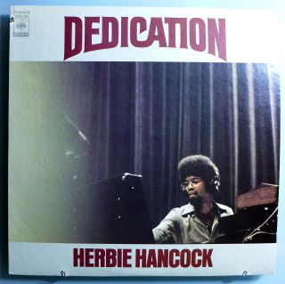 Herbie Hancock Dedication Rare Orig 