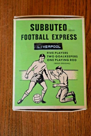 Rare Subbuteo Football Express - 5 A Side - Team,  " Liverpool " 1970s