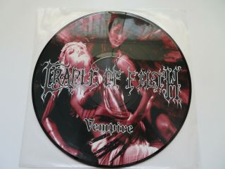 Ultra Rare Cradle Of Filth Vempire Picture Disc Album Lp 12 " 2003 Unplayed