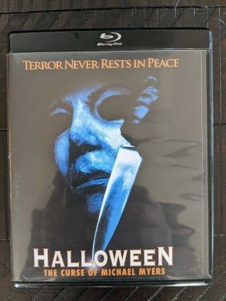 Halloween Curse Of Michael Myers Unrated & Theatrical Blu - Ray 2 - Disc Rare Oop