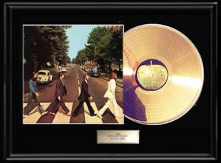 The Beatles Abbey Road Gold Metalized Vinyl Record Lp Album Rare Non Riaa