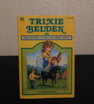 Trixie Belden 39 The Mystery Of The Galloping Ghost Square Paperback Rare 1986
