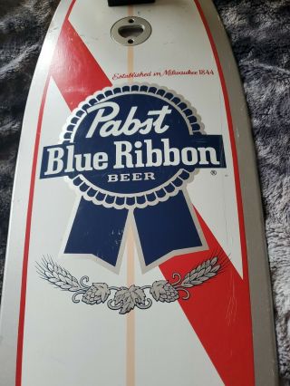 Santa Cruz Pabst Blue Ribbon Beer Collector Board Cruiser Skateboard Rare 2