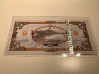Bitcoin Suisse Certificate BCH - Like Casascius Lealana VERY RARE ONLY 114 MADE 2