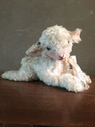 Rare Htf Vintage 1950’s Knickerbocker Betsy Mccall Stuffed Plush Toy Lamb