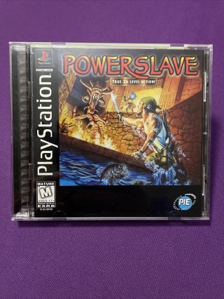 Powerslave Playstation Ps1 Black Label Complete Nrmnt Rare
