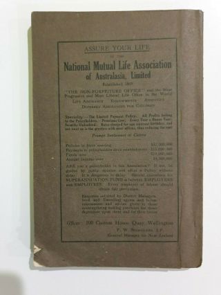 1924 Zealand Rugby Annual (EXTREMELY RARE) 2