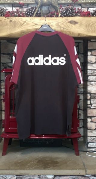 Rare Newcastle United 90’s Adidas Training Top t Shirt Size Large 2