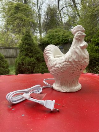 Scentsy Chantecler Rooster Warmer Rustic Large Retired Farmhouse Rare