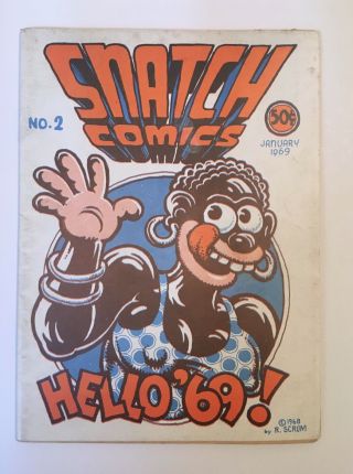 Snatch Comics 2 Robert Crumb 1969 1st Printings Rare Underground Comix