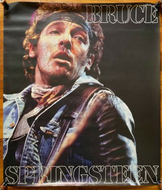 Bruce Springsteen Born In The Usa - Tour Rare Vintage Promo Poster 1985