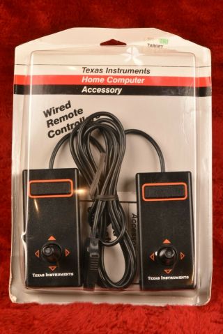 Rare Nos Texas Instruments Ti - 99/4a Joysticks Wired Remote Controllers