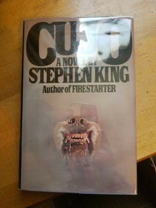 Rare Stephen King Cujo 1981 True First Edition Viking $13.  95 Hardcover Dj