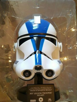 Star Wars Master Replicas 501st Legion Clone Trooper Scaled Helmet Rare