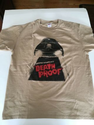 Ultra Rare Death Proof Vintage Horror Movie Shirt Xl Deadstock Tarantino 2007