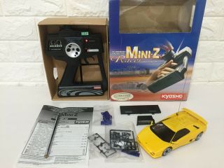 Old Very Rare Kyosho Mini - Z Racer Readyset Diablo Yellow Japan Model F/s