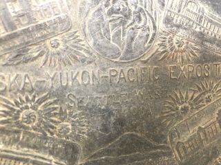 Alaska Yukon Pacific Seattle,  WA World Fair 1909 Plaque Rare 2