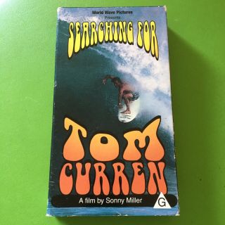 Searching For Tom Curren Vhs Surfing Film (rare)
