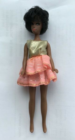 1970 Rare Topper Dawn African American Black Dale Doll