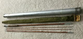 Vintage Rare South Bend Bamboo Fly Rod 31 - 9 Bass Fishing,  3pc Rod,  2 Tips