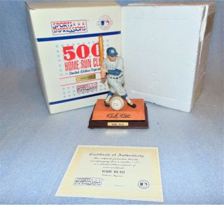 Rare Babe Ruth Sports Impressions 500 Home Run Club Figurine Repaired