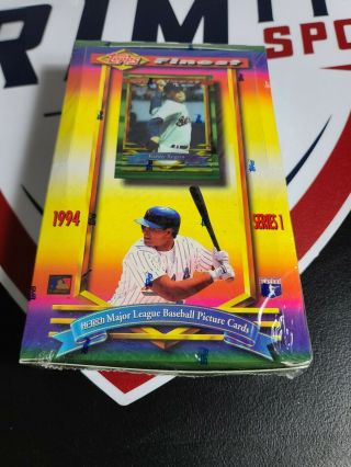 1994 Topps Finest Series 1 Baseball Hobby Box 24 Packs Rare