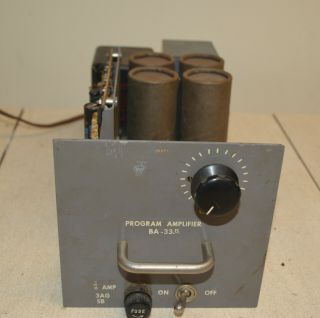 Vintage Rare Rca Ba - 33a Transistor Program Amplifier