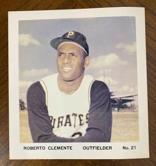 Rare Roberto Clemente 1970 Pittsburgh Pirates Picture Pack Photo Cond.