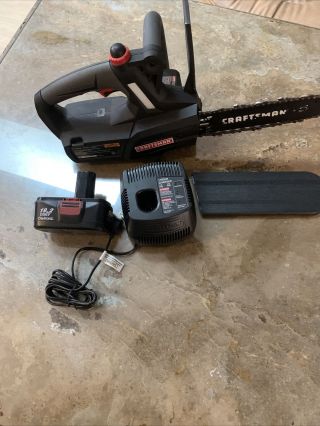 Craftsman C3 19.  2 Volt Cordless Chain Saw 315.  34130 Rare Sears Battery Powered