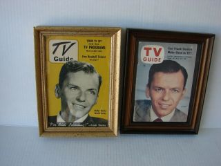 Vintage Sinatra Rare (2) Tv Guide Programs Dated 1951 & 1954