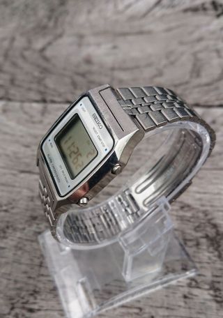 Rare Vintage Seiko A914 - 5A09 Lcd Digital Chronograph Watch 1984 November 3