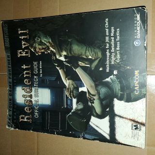 Brady Games Resident Evil Nintendo Gamecube Strategy Guide With Poster Rare Oop