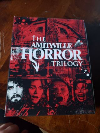 The Amityville Horror Trilogy (scream Factory) Rare.  Oop.