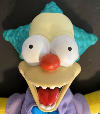 Playmates Simpsons Treehouse Of Horror Talking Krusty The Clown Doll Rare 2001